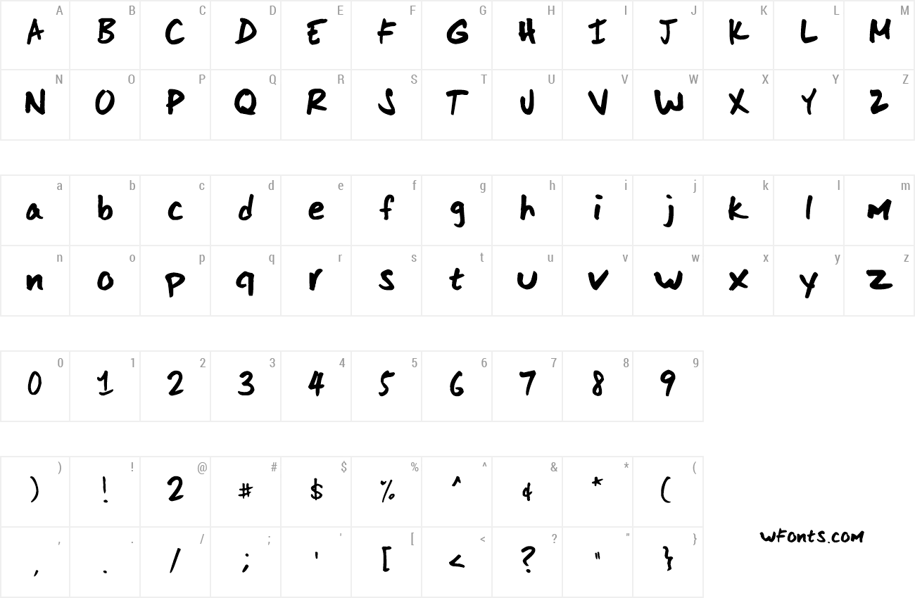 Scoder Hand Font