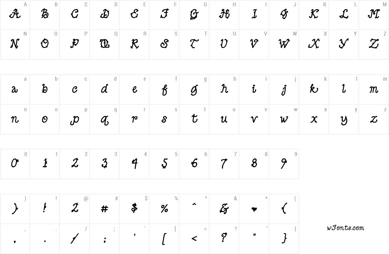 DJ Script Bold Font