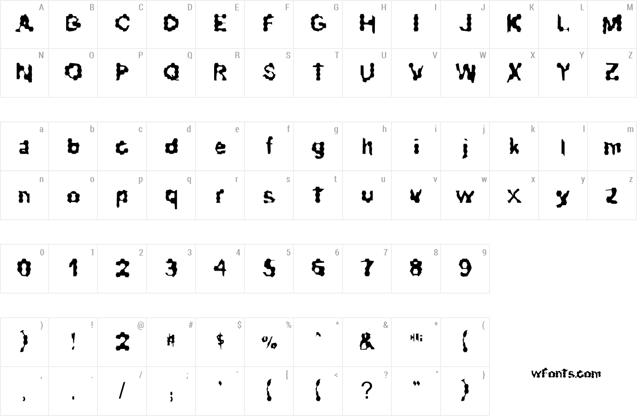 Ribbed Font