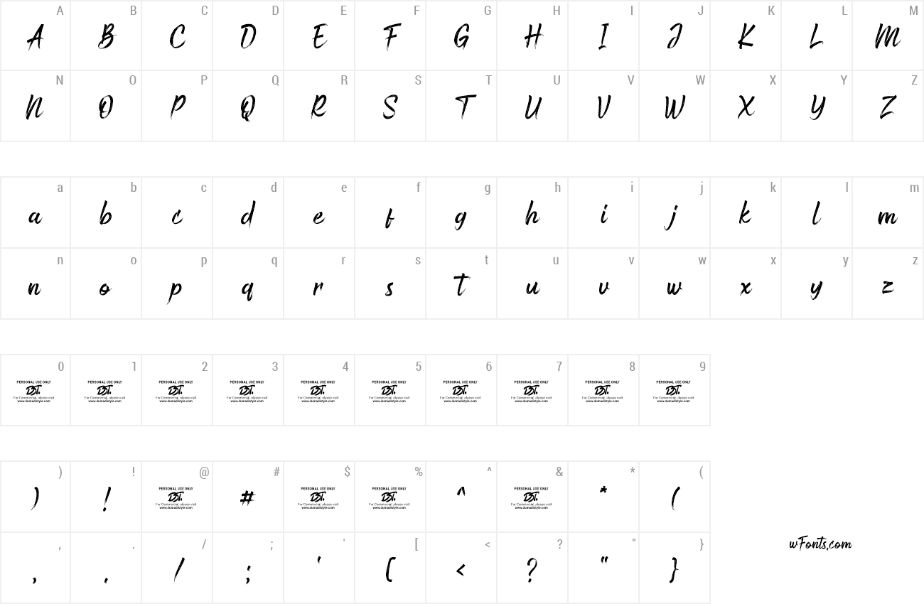 Bustered Font