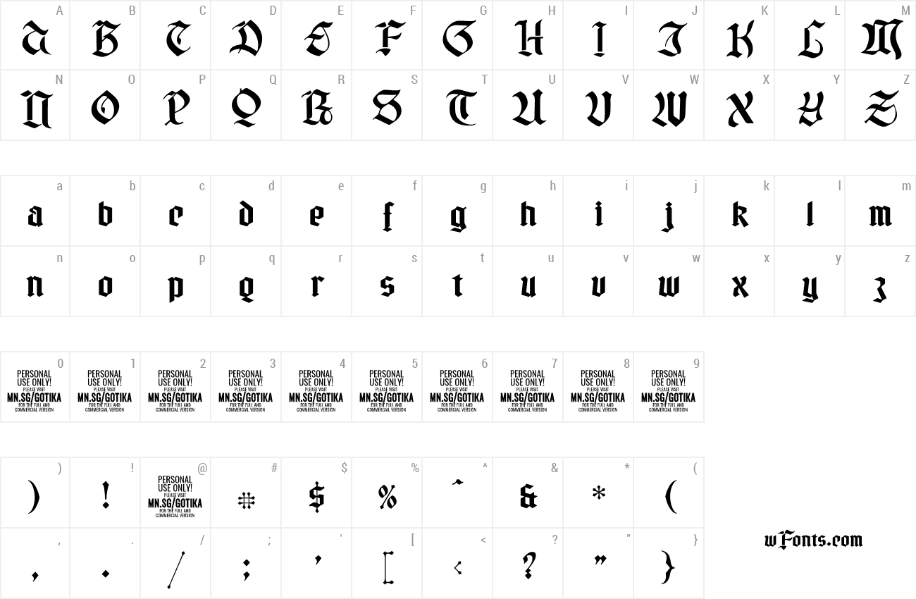 Gotika Strict Font