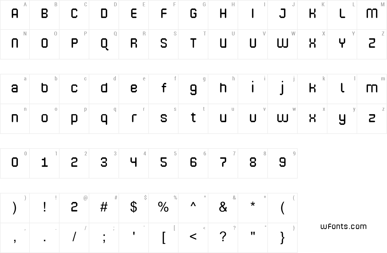 Cam Code Font