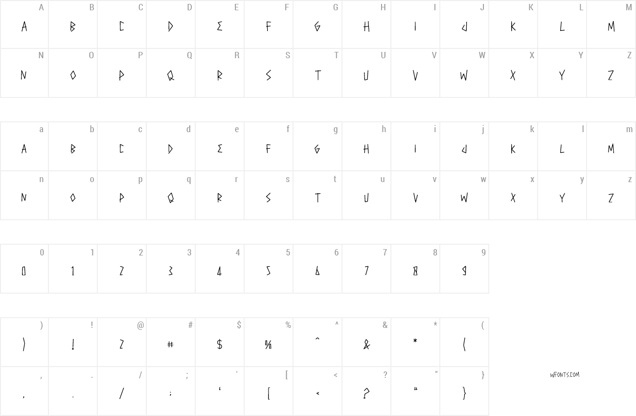 Degara Lindou - Demo Font