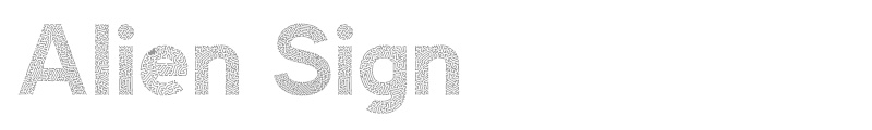 Alien Sign