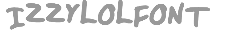 Izzy LOL Font