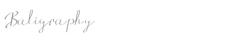 Baligraphy