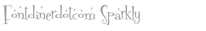 Fontdinerdotcom Sparkly