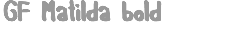 GF Matilda bold