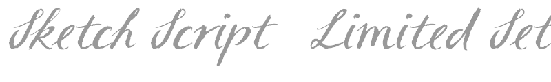 Sketch Script (Limited Set)