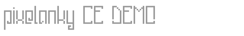 pixelanky CE DEMO