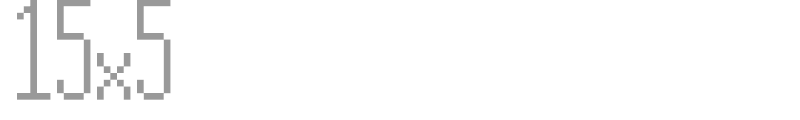 15x5 Bitmap