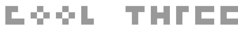 cool three pixels