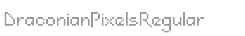 DraconianPixelsRegular