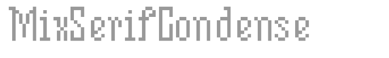 MixSerifCondense