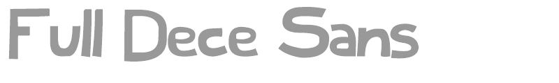 Full Dece Sans