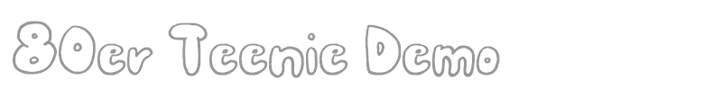 80er Teenie Demo