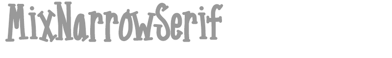 MixNarrowSerif