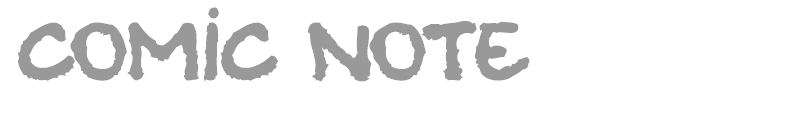 Comic Note
