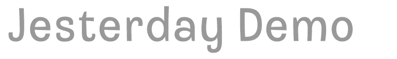 Jesterday Demo