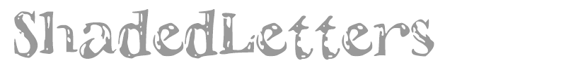 ShadedLetters
