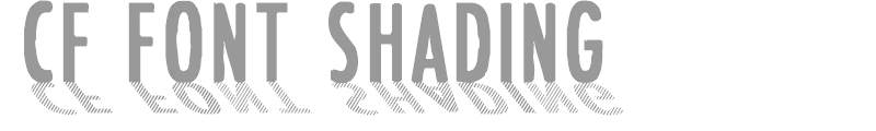 CF Font Shading