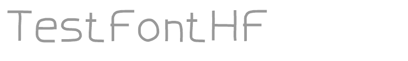 TestFontHF