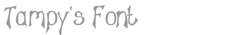Tampy's Font