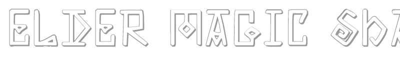 Elder Magic Shadow Italic