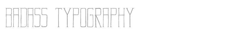 Badass Typography