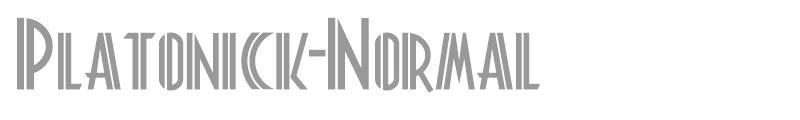 Platonick-Normal