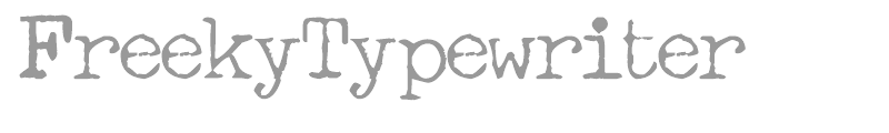 FreekyTypewriter
