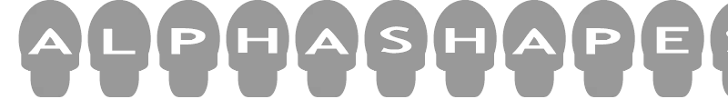 AlphaShapes skulls