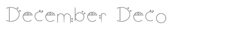 December Deco