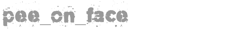 Pee_on_face