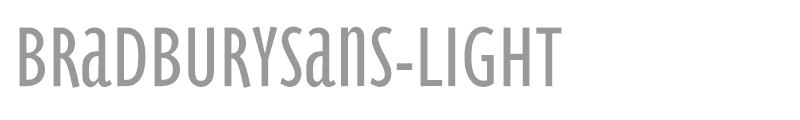 BradburySans-Light