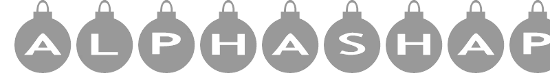 AlphaShapes xmas balls