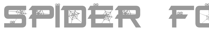 SPIDER font
