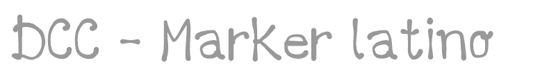 DCC - Marker latino