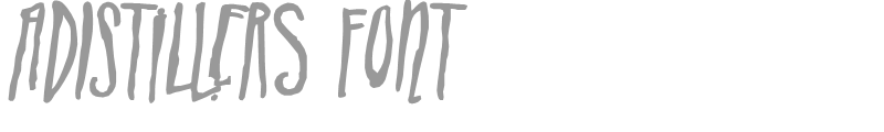 ADIstiLleRS Font