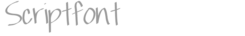 Scriptfont