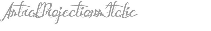 AstralProjectionsItalic