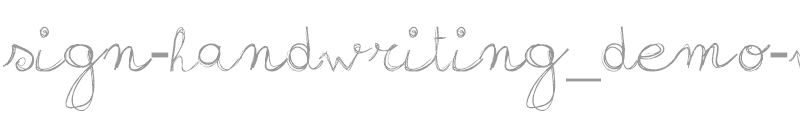 sign-handwriting_demo-version