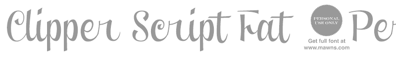 Clipper Script Fat (Personal Use)