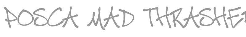 Posca Mad Thrasherz