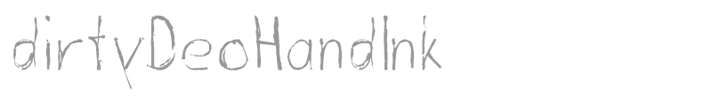 dirtyDeoHandInk