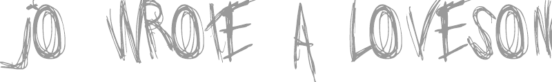 Jo_wrote_a_lovesong