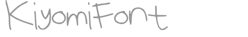 KiyomiFont