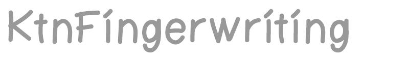 KtnFingerwriting