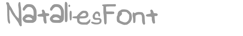 NataliesFont