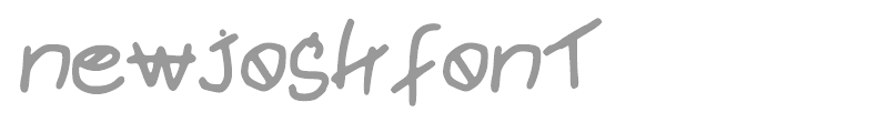 newjoshfont